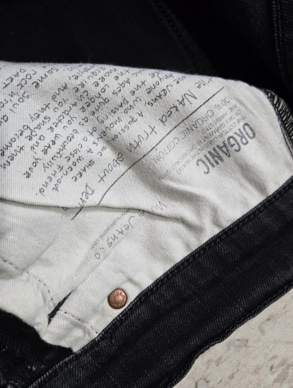 nudie jeans |thin finn | org black ring | vintage Early 2000s | DAMAGED - Picture 8 of 13